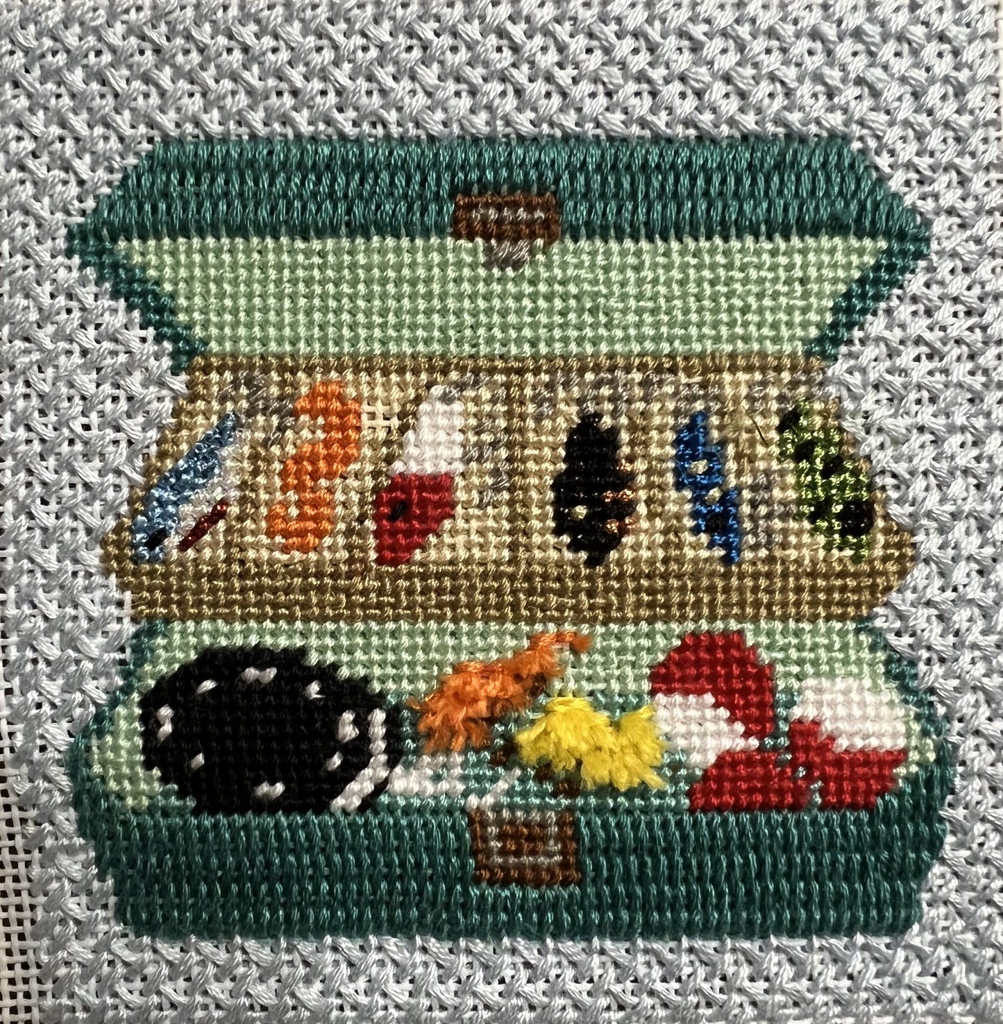 Fishing Tackle Box Stitch Guide
