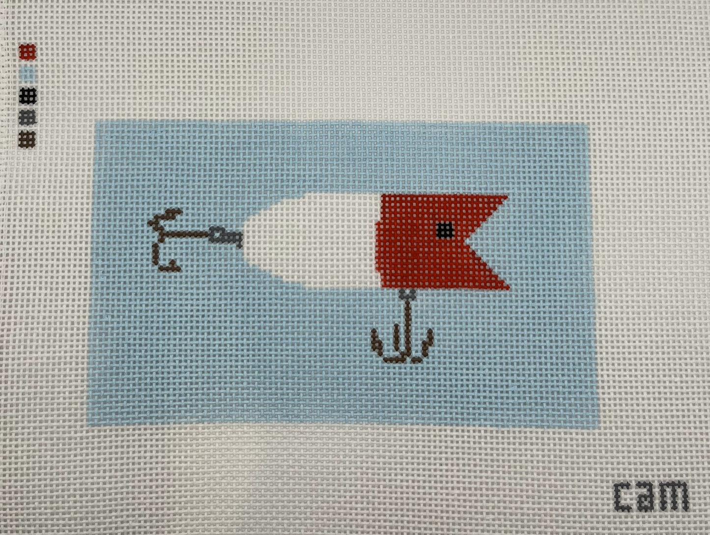 Fishing Lure Red & White Kit