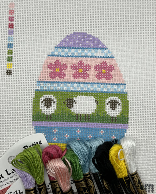 Easter Egg w/ Sheep Pastel Kit