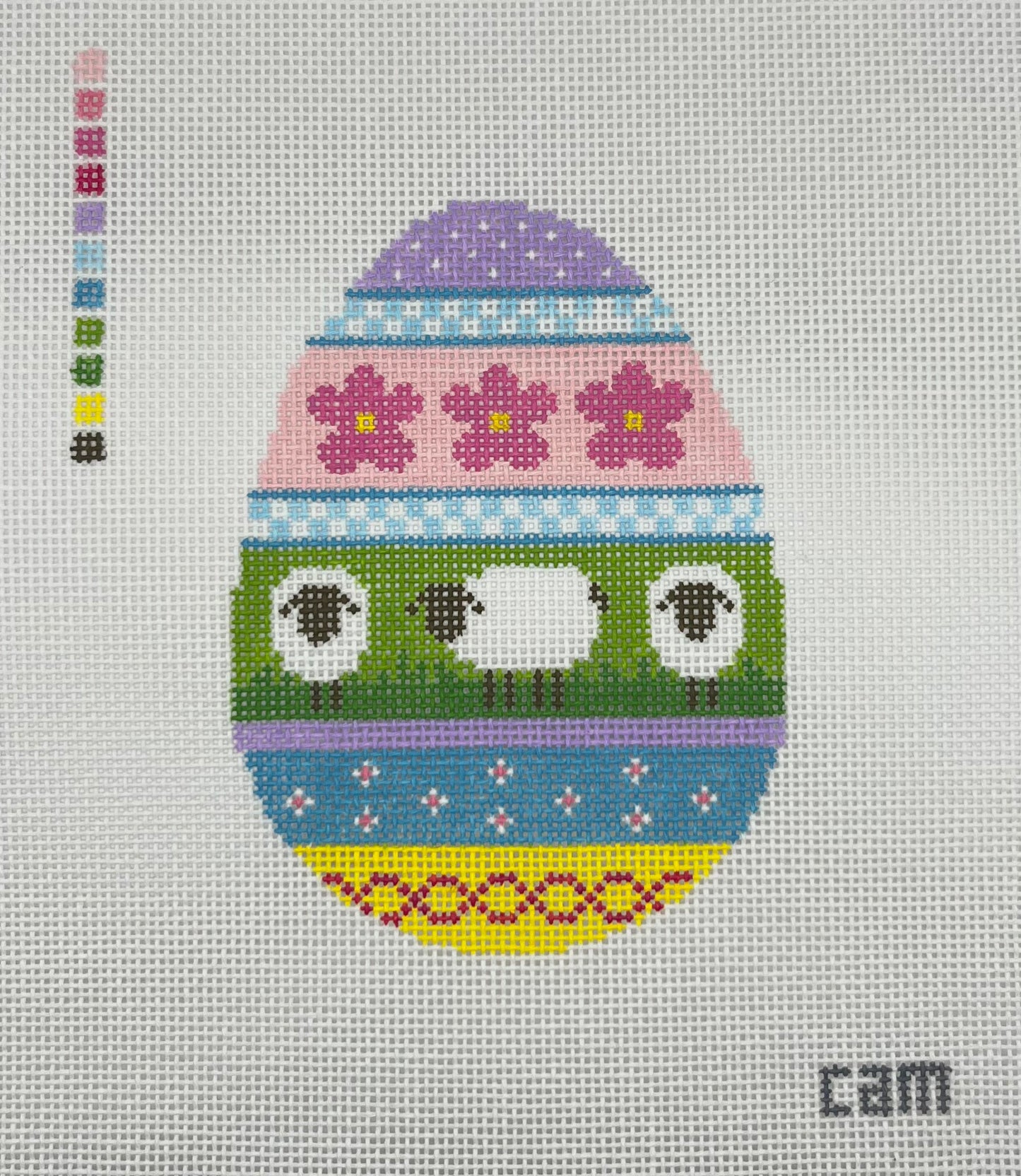 Easter Egg w/ Sheep Pastel